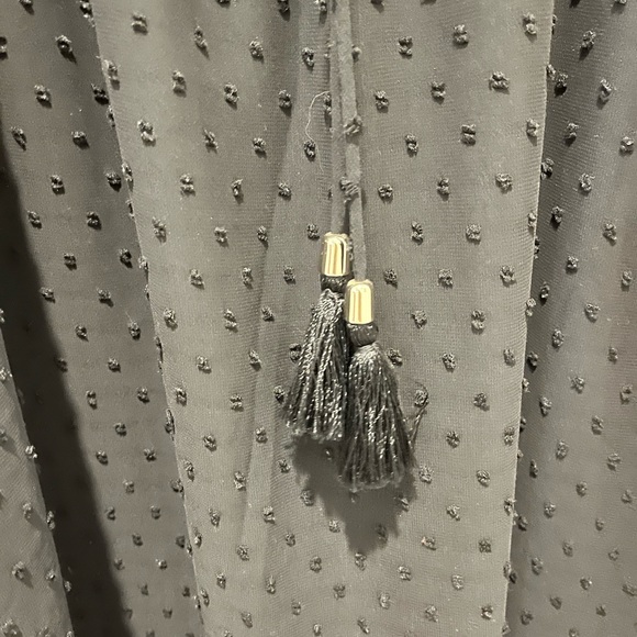 Altuzarra x Target sz XL Dress  Midi Black Sequin Boho Sheer Boho Peasant - Picture 3 of 11